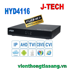 ĐẦU GHI HÌNH AHD/TVI/CVI/CBVS/IP J-TECH HYD4116