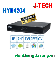 ĐẦU GHI HÌNH AHD/TVI/CVI/CBVS/IP J-TECH HYD4204