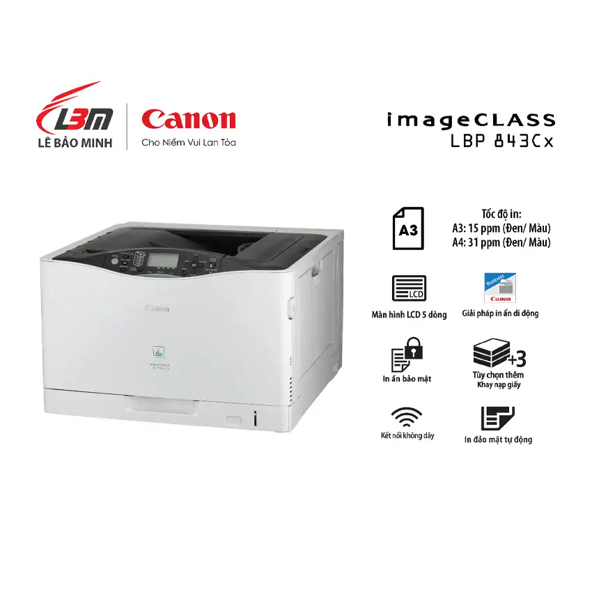 Máy In Canon LBP 843 Cx - Laser màu đơn năng A3
