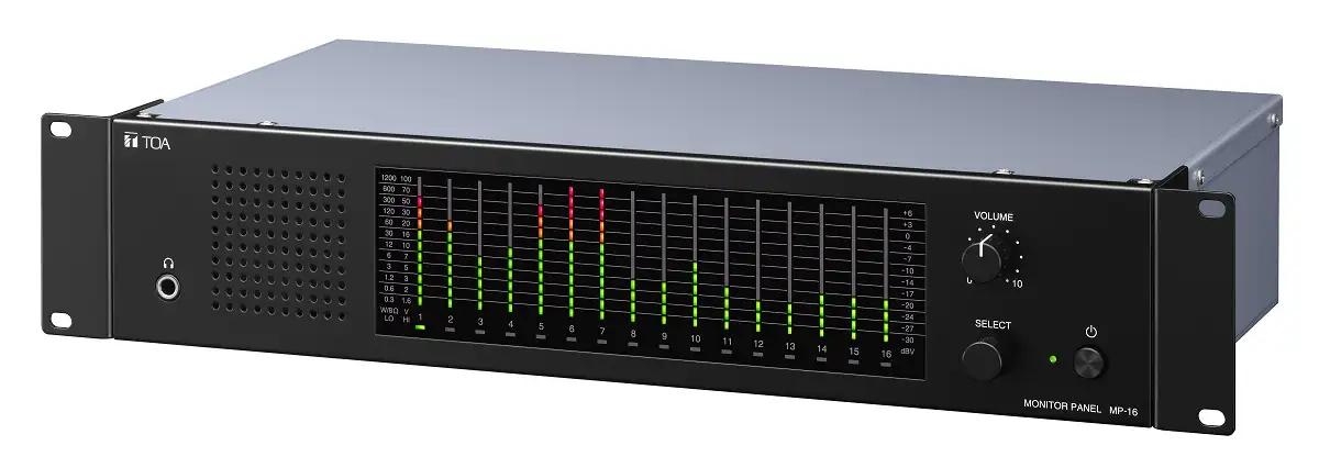 Bộ giám sát tín hiệu âm thanh 16 kênh: TOA MP-16 | Sản phẩm chính hãng
