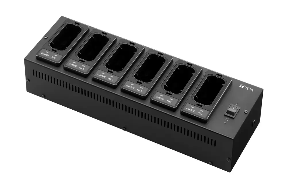 Bộ sạc 6 Pin: TOA BC-5000-6 | Sản phẩm chính hãng