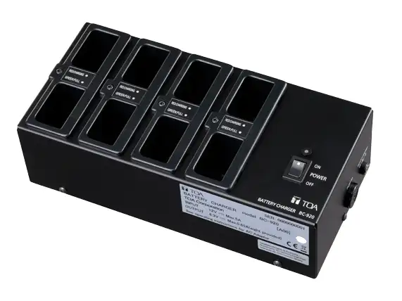 Bộ sạc Pin: TOA BC-920 | Sản phẩm chính hãng