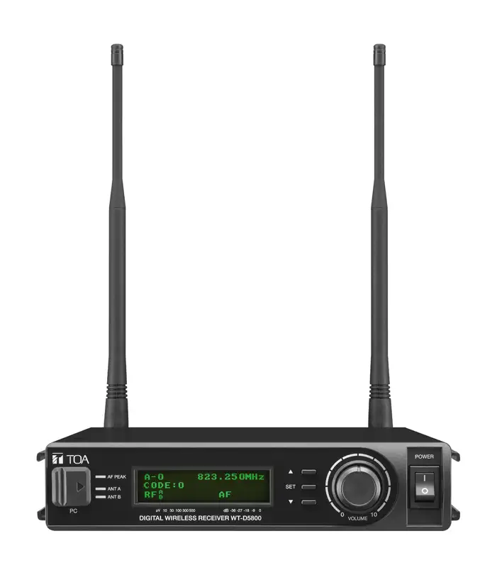 Bộ thu không dây kỹ thuật số UHF: TOA WT-D5800 | Sản phẩm chính hãng