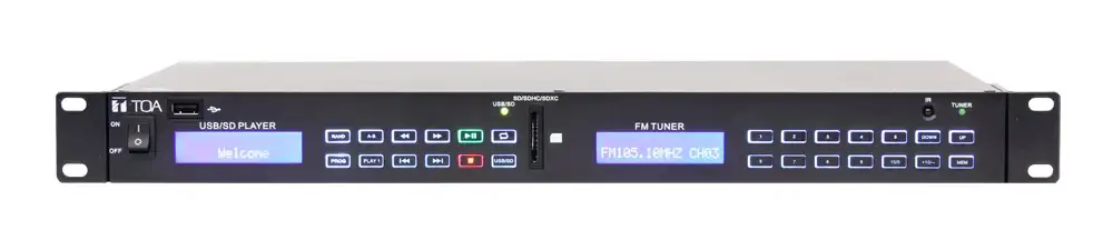 Đầu phát nhạc nền: TOA MD-200-AS | Sản phẩm chính hãng