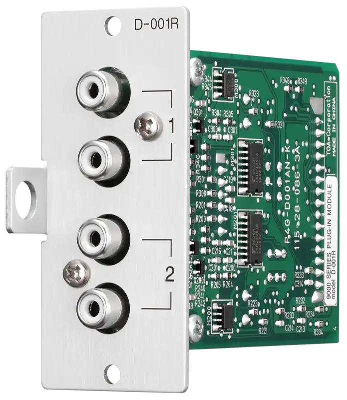 Mô-đun ngõ vào mức Line hỗ trợ DSP: TOA D-001R | Sản phẩm chính hãng