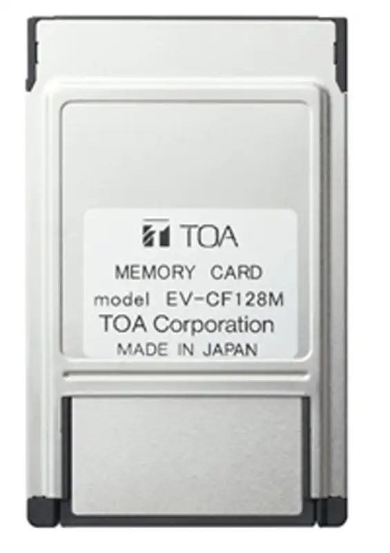 Thẻ nhớ 128MB: TOA EV-CF128M | Sản phẩm chính hãng