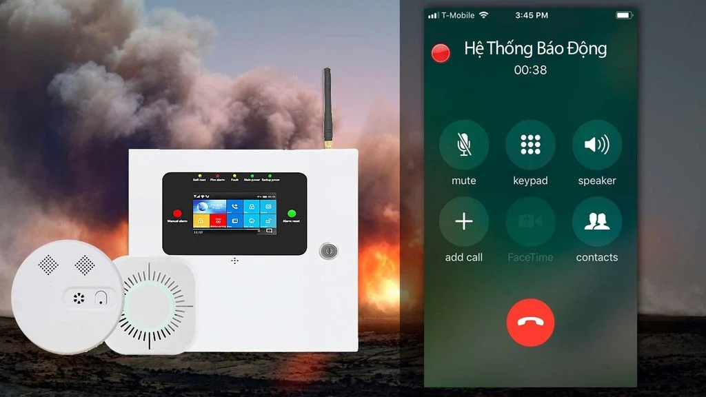 Hệ Thống Báo Cháy Tích Hợp Trong Điện Nhẹ 4 giam sat he thong bao chay tich hop