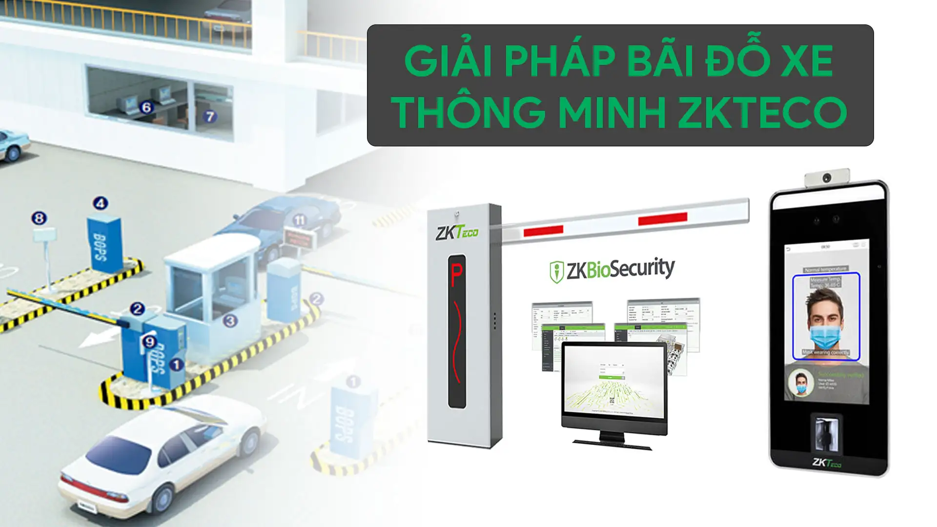 bai do xe thong minh zkteco