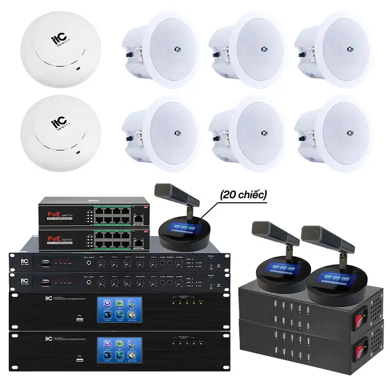 Xu Hướng Âm Thanh Chuyên Nghiệp ITC 2025: Giải Pháp Tích Hợp IP, Voice Control và Karaoke Phòng Khách 2 Am Thanh ITC