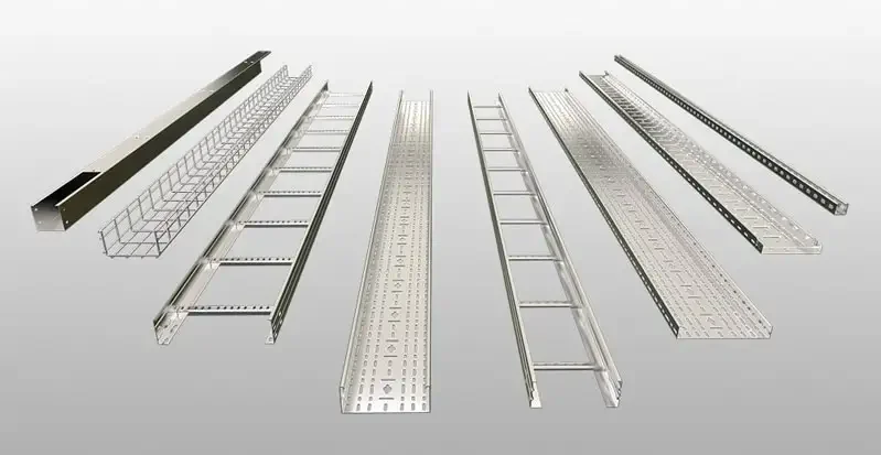 Kỹ Thuật Lắp Ống Điện Âm Tường/Sàn và Máng Cáp Trong Hệ Thống ELV 4 Cac Loai Mang Cap e1768533881928