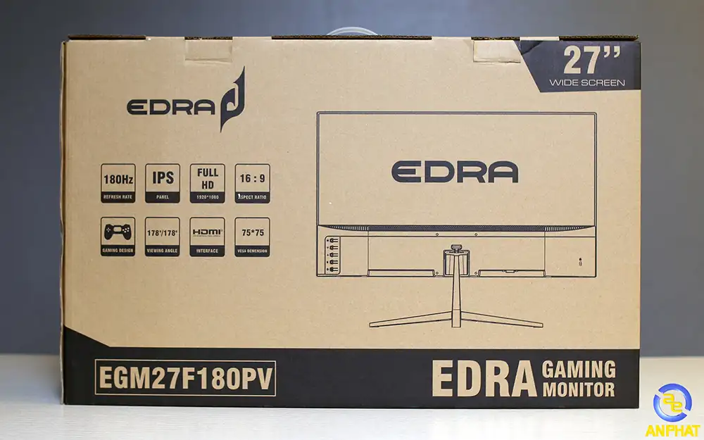 Màn Hình Gaming EDRA EGM27F180PV (27.0 inch - FHD - IPS - 180Hz - 0.5ms) 2 Màn Hình Gaming EDRA EGM27F180PV (27.0 inch - FHD - IPS - 180Hz - 0.5ms) - Ảnh 2