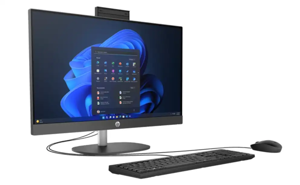 Máy tính để bàn All in one HP ProOne 240 G10 8W8K2PA / 9H0B3PT (Intel Core i7-1355U | 8GB | 256GB | Intel Iris Xe | 23.8 inch FHD | Win 11 | Đen) - Ảnh 3