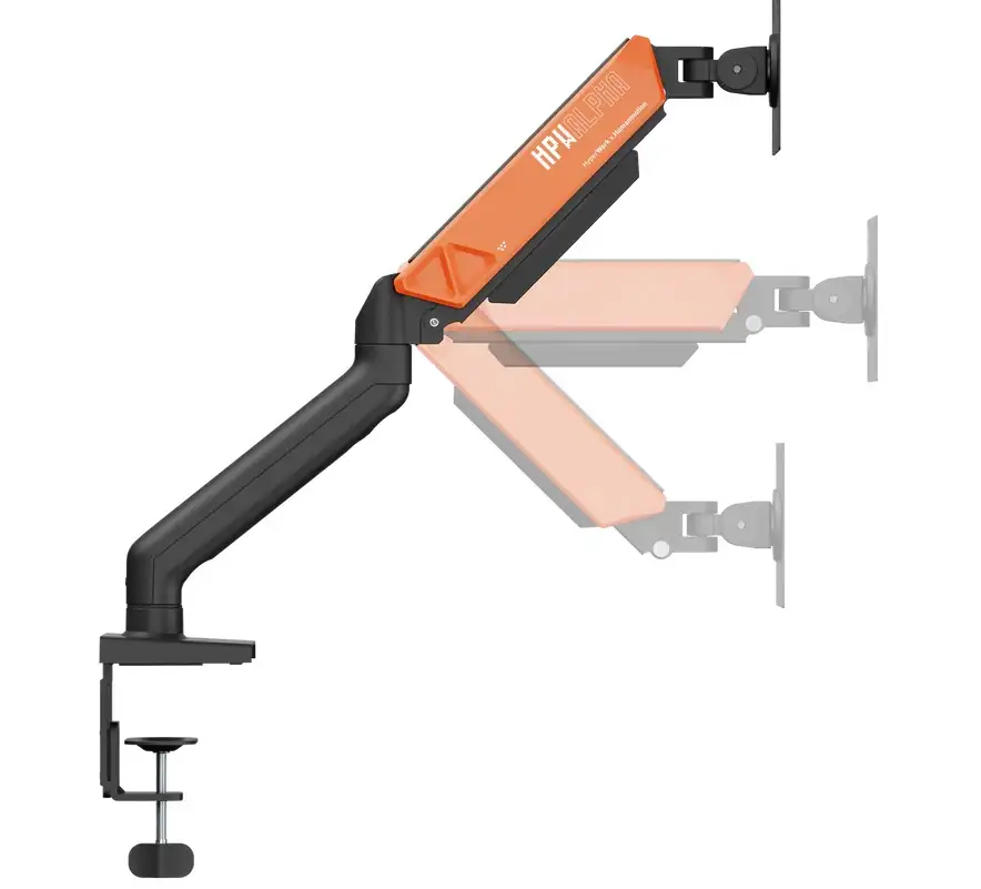 Giá đỡ màn hình HyperWork Alpha - GMA1 (22-34inch) Màu Cam Đen - Ảnh 2