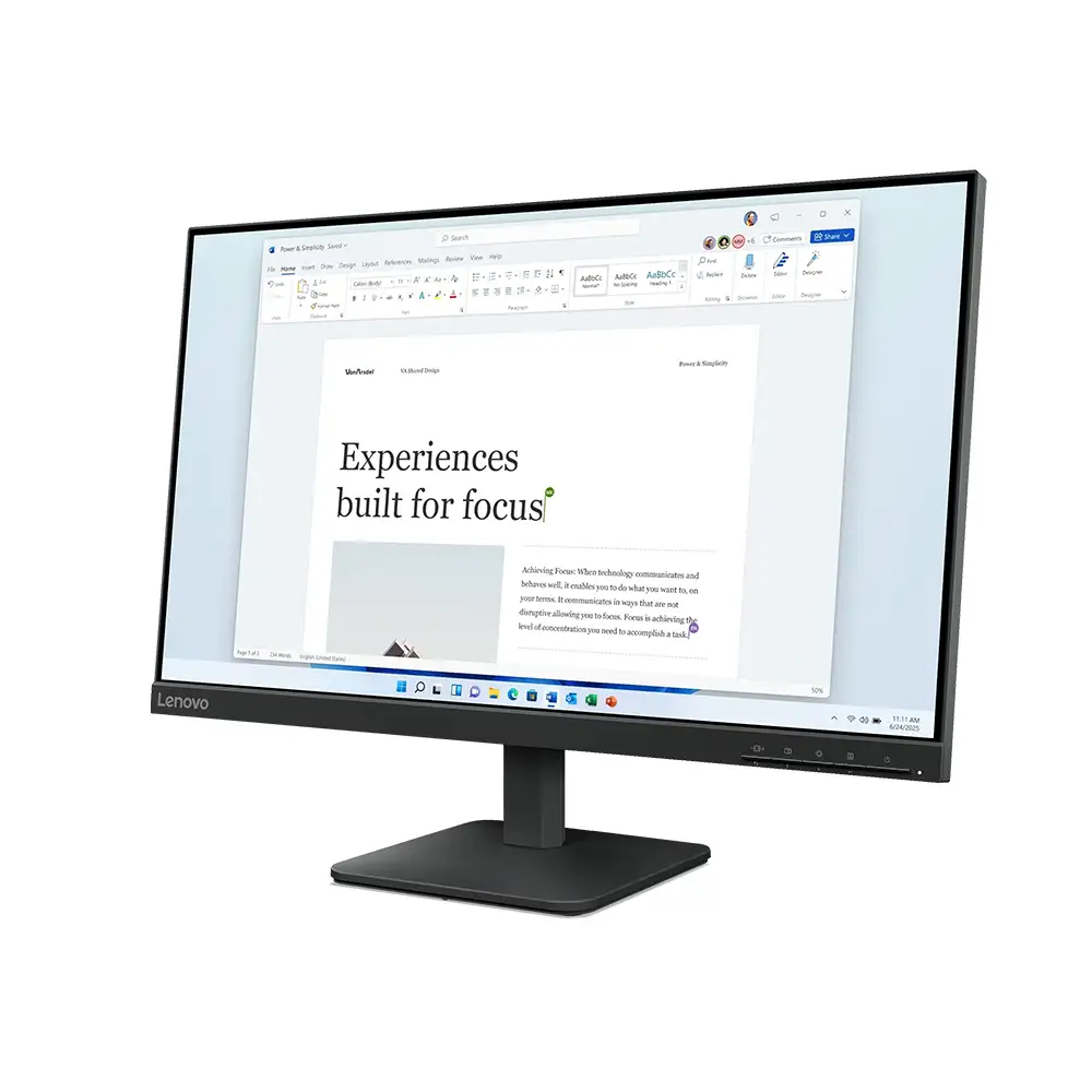 Màn Hình Lenovo L24-4e 68C2KAC1VN (23.8 inch - IPS - FHD - 100Hz - 4ms) - Ảnh 2