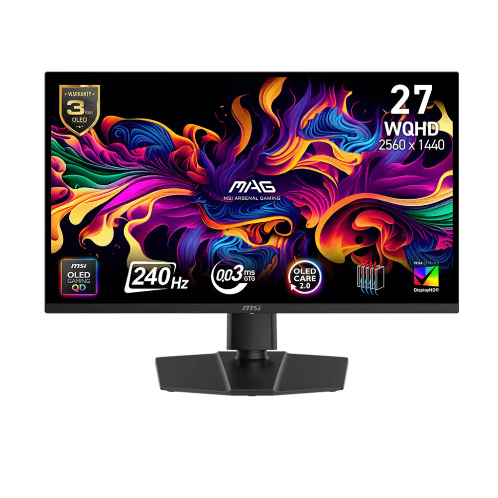 Màn Hình MSI MPG MAG 273QP QD-OLED X24 (26.5 inch - OLED - 2K - 240Hz - 0.03ms) 1 Màn Hình MSI MPG MAG 273QP QD-OLED X24 (26.5 inch - OLED - 2K - 240Hz - 0.03ms)