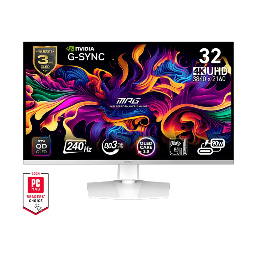 Màn Hình MSI MPG 321URXW QD-OLED (31.5 inch - OLED - 4K - 240Hz - 0.03ms)