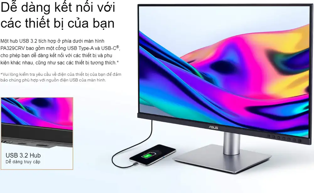 Màn Hình Đồ Họa ASUS ProArt PA329CRV (31.5 inch - IPS - 4K - 60Hz - 5ms) 16 Màn Hình Đồ Họa ASUS ProArt PA329CRV (31.5 inch - IPS - 4K - 60Hz - 5ms) - Ảnh 16