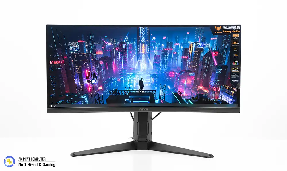 Màn hình Asus TUF Gaming VG30VQL1A 29.5 inch WFHD VA 200Hz Cong