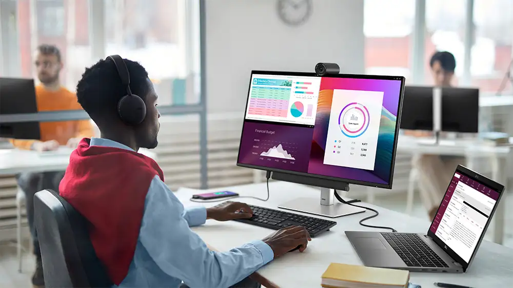 Màn Hình Dell PRO PLUS P2725H (27.0 inch - IPS - FHD - 100Hz - 5ms - USB TypeC) 5 Màn Hình Dell PRO PLUS P2725H (27.0 inch - IPS - FHD - 100Hz - 5ms - USB TypeC) - Ảnh 5