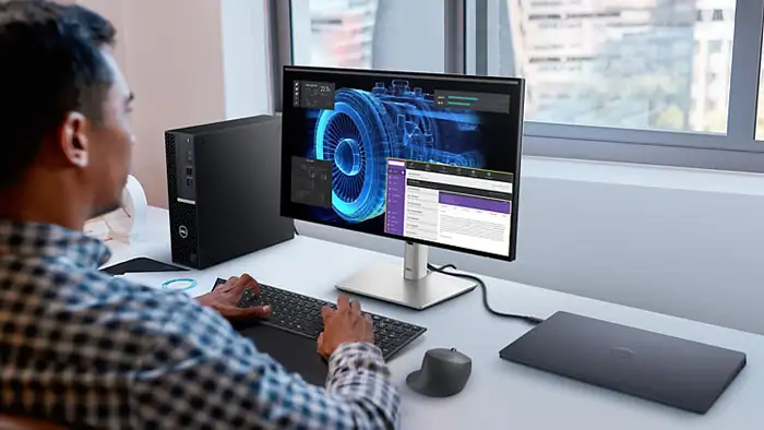 Màn Hình Dell UltraSharp U2424HE (23.8 inch - FHD - IPS - 120Hz - 5ms - DRR - TMDS - USB TypeC - Network RJ45) 5 Màn Hình Dell UltraSharp U2424HE (23.8 inch - FHD - IPS - 120Hz - 5ms - DRR - TMDS - USB TypeC - Network RJ45) - Ảnh 5