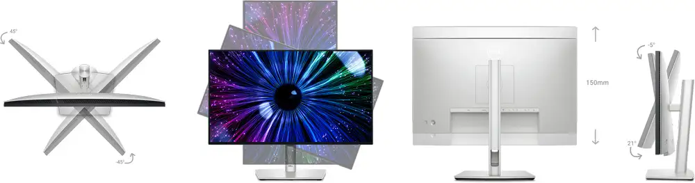 Màn Hình Dell UltraSharp U2424HE (23.8 inch - FHD - IPS - 120Hz - 5ms - DRR - TMDS - USB TypeC - Network RJ45) 9 Màn Hình Dell UltraSharp U2424HE (23.8 inch - FHD - IPS - 120Hz - 5ms - DRR - TMDS - USB TypeC - Network RJ45) - Ảnh 9