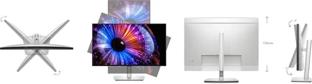 Màn Hình Dell UltraSharp U2724DE (27.0 inch - 2K - IPS - 120Hz - 5ms - USB TypeC - Network RJ45 - Thunderbolt4) 9 Màn Hình Dell UltraSharp U2724DE (27.0 inch - 2K - IPS - 120Hz - 5ms - USB TypeC - Network RJ45 - Thunderbolt4) - Ảnh 9