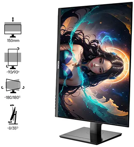 Màn hình Gaming EDRA EGM27F240P (27 inch - IPS - FHD - 240Hz - 0.5ms) 5 Màn hình Gaming EDRA EGM27F240