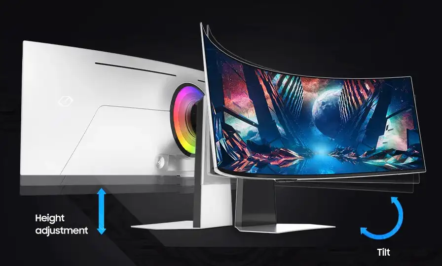 Màn hình Gaming Samsung Odyssey OLED G9 G95SC LS49CG954SEXXV (49 inch - Cong - OLED - DQHD - 240 Hz - 0.03 ms) 13 Màn hình Gaming Samsung Odyssey OLED G9 G95SC LS49CG954SEXXV (49 inch - Cong - OLED - DQHD - 240 Hz - 0.03 ms) - Ảnh 13