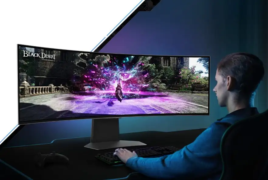 Màn hình Gaming Samsung Odyssey OLED G9 G95SC LS49CG954SEXXV (49 inch - Cong - OLED - DQHD - 240 Hz - 0.03 ms) 3 Màn hình Gaming Samsung Odyssey OLED G9 G95SC LS49CG954SEXXV (49 inch - Cong - OLED - DQHD - 240 Hz - 0.03 ms) - Ảnh 3