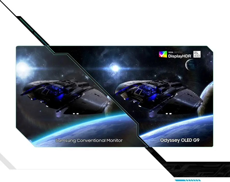 Màn hình Gaming Samsung Odyssey OLED G9 G95SC LS49CG954SEXXV (49 inch - Cong - OLED - DQHD - 240 Hz - 0.03 ms) 4 Màn hình Gaming Samsung Odyssey OLED G9 G95SC LS49CG954SEXXV (49 inch - Cong - OLED - DQHD - 240 Hz - 0.03 ms) - Ảnh 4