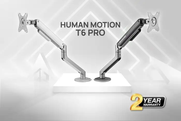 Giá Đỡ Màn Hình Human Motion T6 Pro (17- 32 inch) Màu Đen Xám