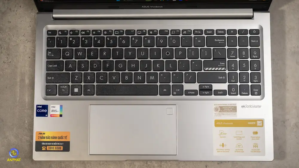Laptop Asus Vivobook 15 OLED A1505VA-MA469W (Intel Core i9-13900H | 16GB | 512GB | 15.6 inch 2.8K | Win 11 | Bạc) 5 Laptop Asus Vivobook 15 OLED A1505VA-MA469W