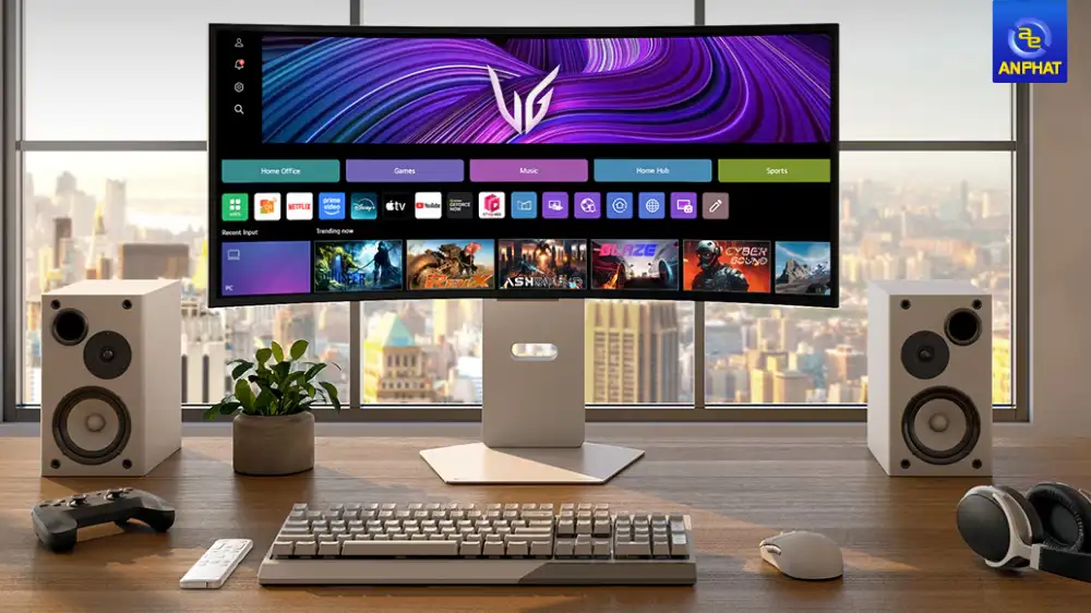 Màn Hình Thông Minh Gaming LG UltraGear 34GX90SA-W (34 inch - OLED - WQHD - 240Hz - 0.03ms - Cong - Speaker) 7 Màn hình LG UltraGear 34GX90SA-W