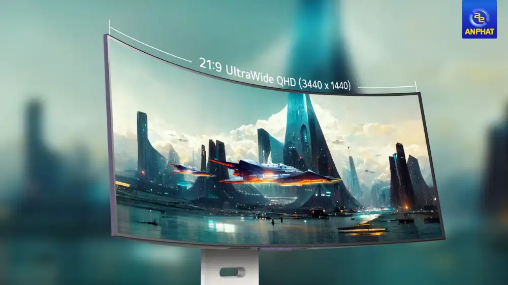 Màn Hình Thông Minh Gaming LG UltraGear 34GX90SA-W (34 inch - OLED - WQHD - 240Hz - 0.03ms - Cong - Speaker) 5 Màn hình LG UltraGear 34GX90SA-W