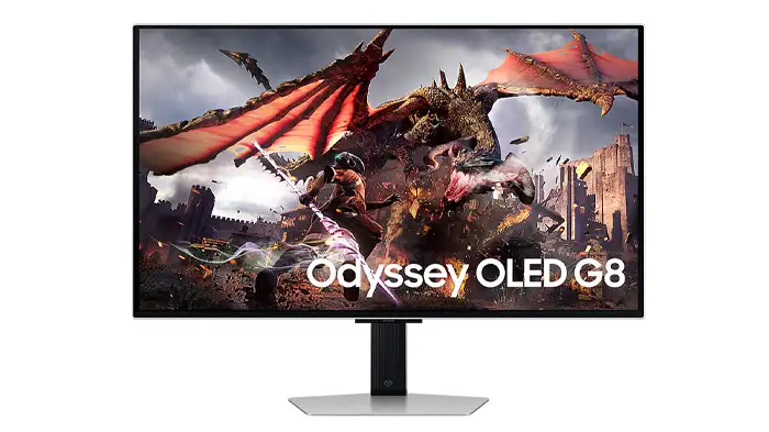 Màn Hình Gaming SAMSUNG Odyssey OLED G8 G80SD LS32DG802SEXXV (32 inch - OLED - 4K - 240Hz - 0.03ms) 1 Màn Hình Gaming SAMSUNG Odyssey OLED G8 G80SD LS32DG802SEXXV