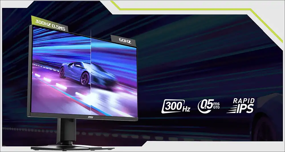 Màn hình MSI MAG 255PXF (24.5 inch - IPS - FHD - 300Hz - 0.5ms - SPEAKER) 5 Màn Hình Gaming MSI MAG 255PXF