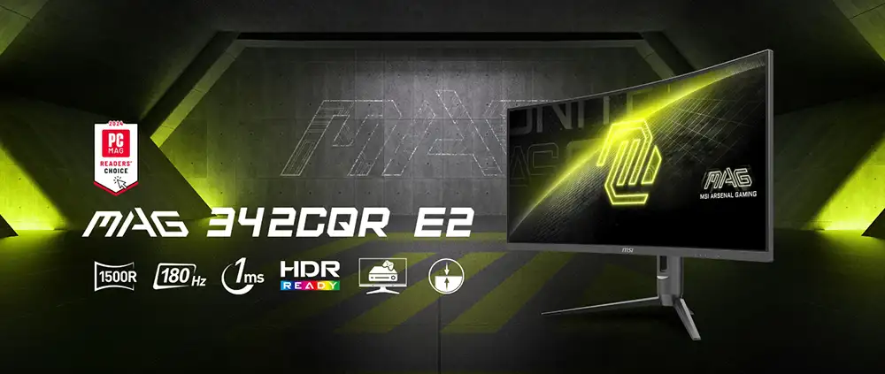 Màn Hình Gaming MSI MAG342CQR E2 (34 inch - VA - UWQHD - 180Hz - 1ms - Cong) 1 Màn Hình Gaming MSI MAG342CQR E2 (34 inch - VA - UWQHD - 180Hz - 1ms - Cong)