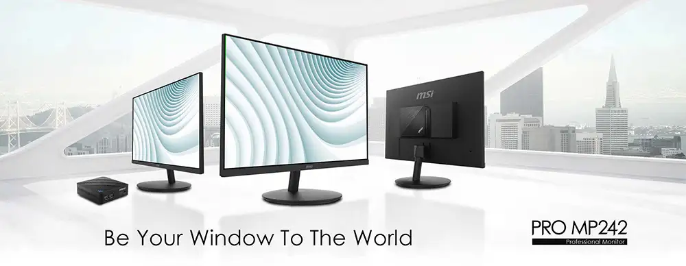 Màn Hình MSI PRO MP242L (23.8 inch - IPS - 100Hz - FHD - 1ms) 1 Màn Hình MSI PRO MP242L