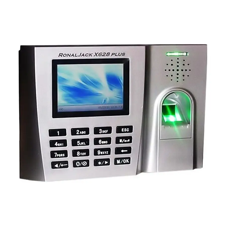 Máy chấm công vân tay và thẻ cảm ứng RONALD JACK X628 Plus 1 Máy chấm công vân tay và thẻ cảm ứng RONALD JACK X628 Plus
