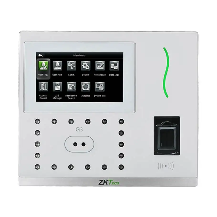 Máy chấm công nhận diện khuôn mặt, vân tay, mật khẩu và thẻ dòng Green Label ZKTeco G3