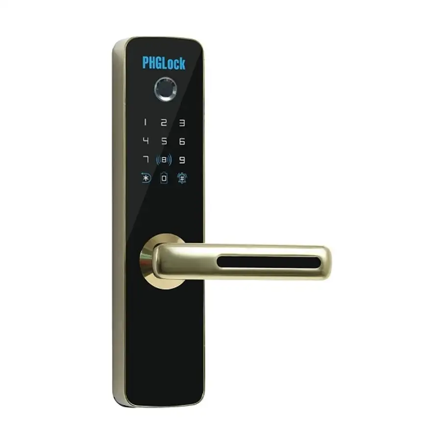 Khóa cửa điện tử PHGLock FP7153 (Vàng)