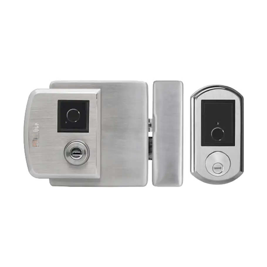 Khóa cổng vân tay ngoài trời PHGLock FE38 (Bạc)