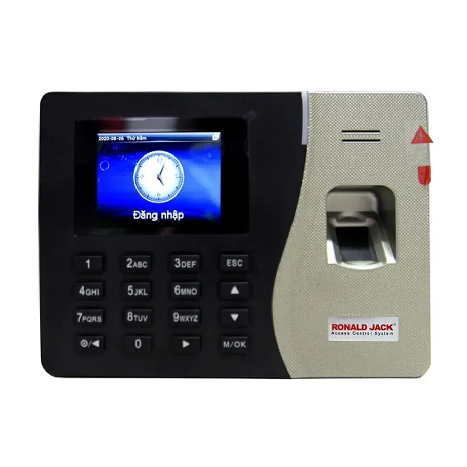 Máy chấm công vân tay và thẻ cảm ứng RONALD JACK P5