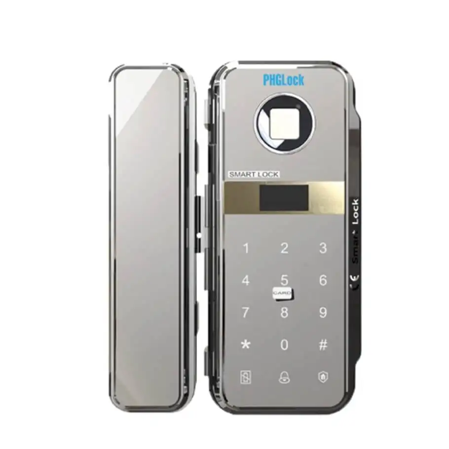 Khóa cửa kính PHGLock FG3008W (Có chấm công)