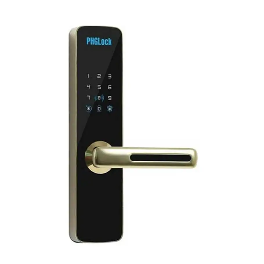 Khóa cửa điện tử PHGLock KR7155 (Vàng)