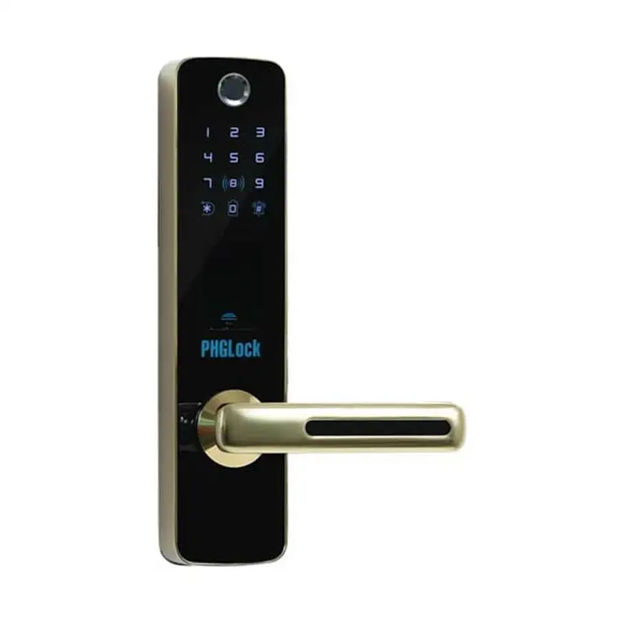 Khóa cửa điện tử PHGLock FP7155 (Vàng)