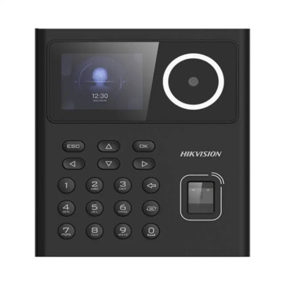 Máy chấm công, kiểm soát ra vào nhận diện khuôn mặt và vân tay HIKVISION DS-K1T320MFWX