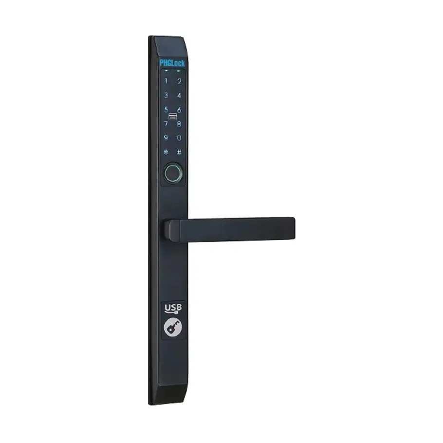 Khóa cửa vân tay điện tử PHGLock FP5200 (Đen)