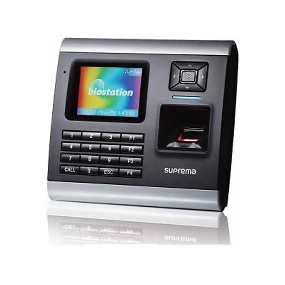 Máy chấm công kiểm soát cửa, vân tay, kết nối Wireless SUPREMA BIOSTATION BSTW-OC