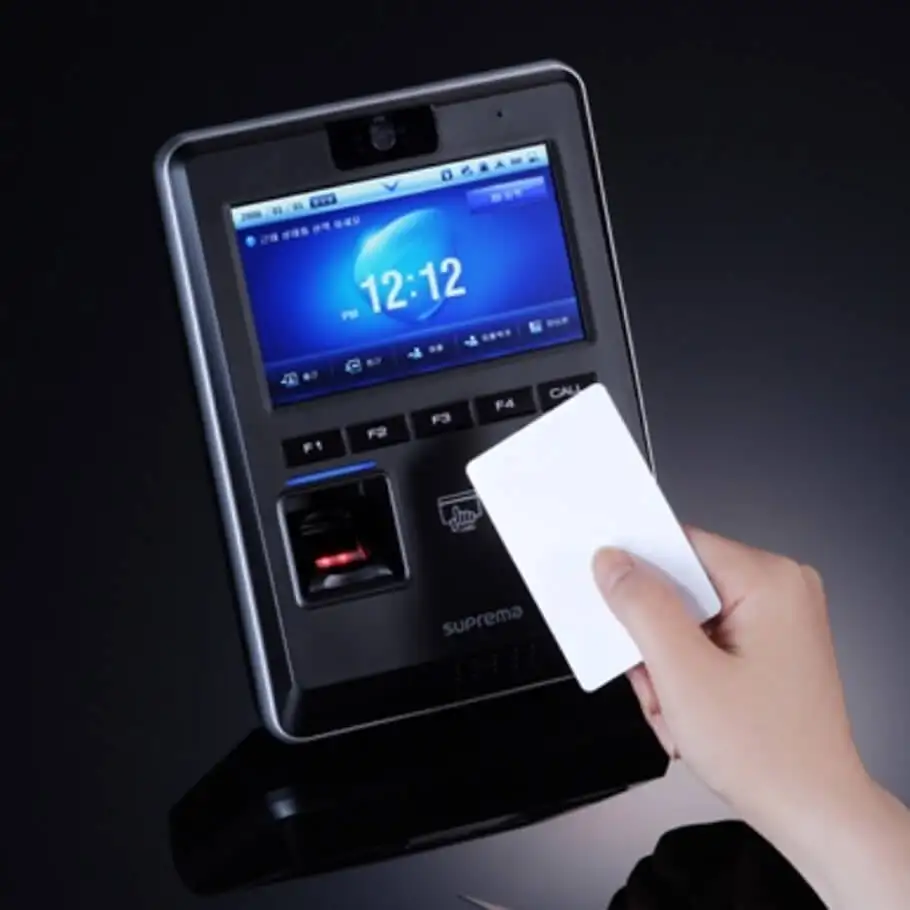 Máy chấm công nhận dạng khuôn mặt, vân tay, thẻ và Wifi SUPREMA D-Station DSMW-OC